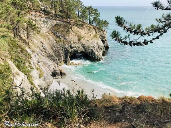 Photo Plage de l’Île Vierge : Petite Plage de l’Île Vierge à Crozon.c, Plage de l’Île Vierge, Crozon, falaises, mer