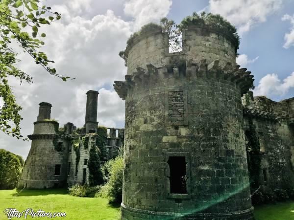 Photo Vieux Château : Découverte des ruines d’un vieux château dans la campagne de Cléder au lieu dit Kergonadeach. Il se trouve sur une propriété privée. Je n’ai donc pas pu m’approcher plus près. Dommage 😬c, Château, Kergonadeach, Cléder