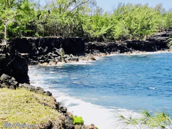 Photo La côte Sud : La côte Sud de l’Ile.. 😍😎c, La Réunion, cote sud, mer, rochers