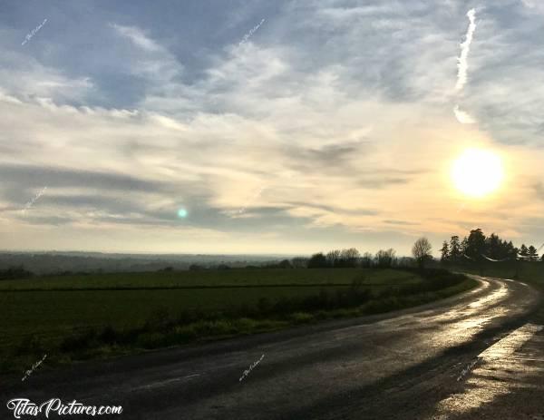 Photo La Flocellière : La campagne de la Flocellière en fin de journée...c, La Flocellière, campagne, champs