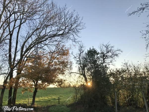 Photo Sunrise : Lever de soleil sur la Campagne du Boupère ...c, Sunrise, Lever de Soleil, campagne