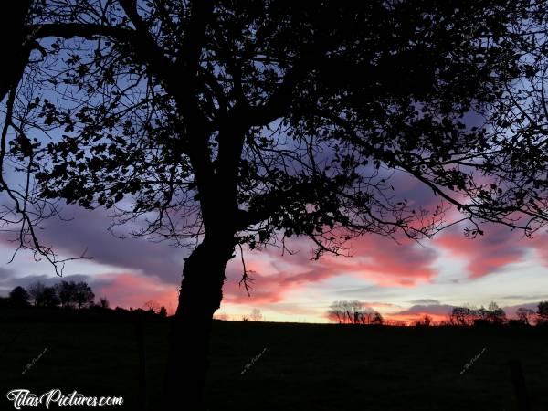 Photo Sunrise : Lever du soleil sur la campagne du Boupère.. 😍c, Lever du Soleil, campagne