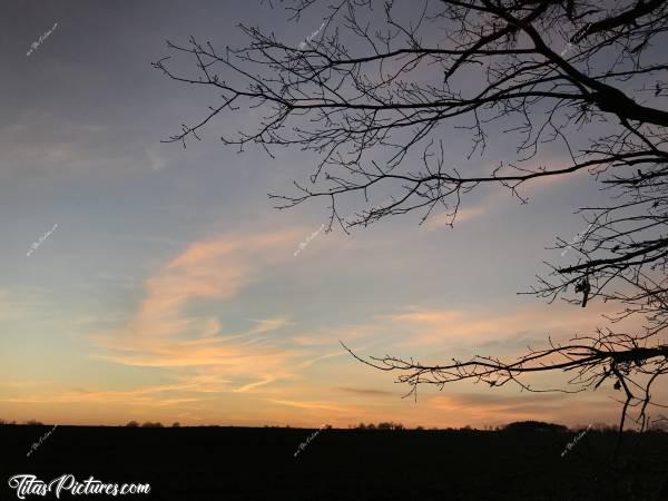 Photo Coucher de soleil : Coucher de soleil sur la campagne du Boupère ...c, Coucher de soleil, campagne