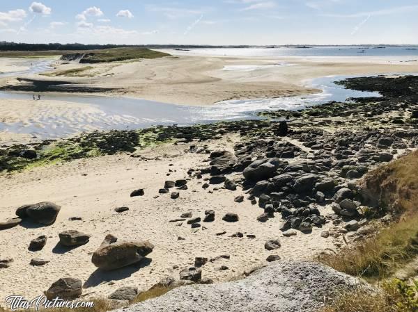 Photo La Baie du Kernic : Encore et toujours ma plage préférée du Finistère 😍🥰 Tellement sauvage, peu connue et au paysage tellement changeant suivant les saisons et les marées 😍🥰c, Baie du Kernic, Dunes de Keremma, Rochers, sable blanc