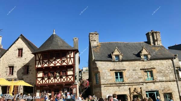 Photo Saint-Renan : La Place du vieux Marché à Saint-Renan, près de Brest. Trop belles ces vieilles maisons 👍🏻😍c, Place du Vieux Marché, Saint-Renan