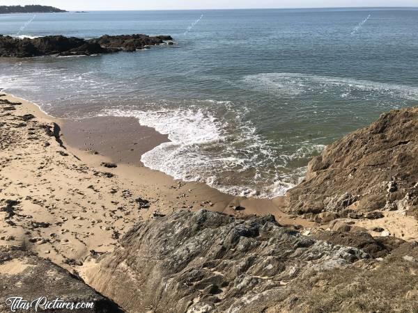 Photo Pointe de Merquel : Pointe de Merquel à Mesquer, à moins de 30 min de la Baule.c, Mer, Rochers, sable, vague