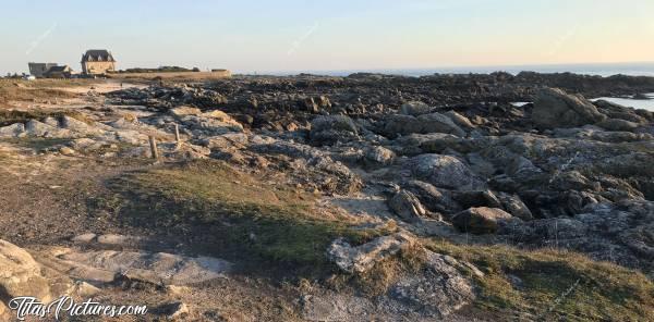 Photo Le Croisic : Le Croisicc, Mer, Rochers, Coucher de soleil