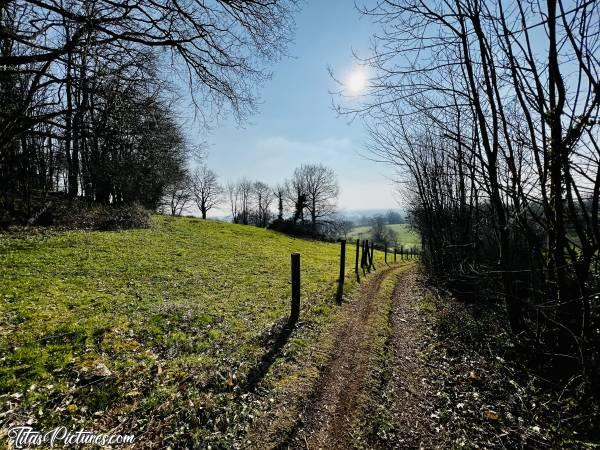 Photo L’Epaud : Belle randonnée ensoleillée dans la campagne de L’Epaud, en cette fin d’hiver. Quel beau paysage de Bocage 👍🏻😍c, L’Epaud, chemin de randonnée, campagne