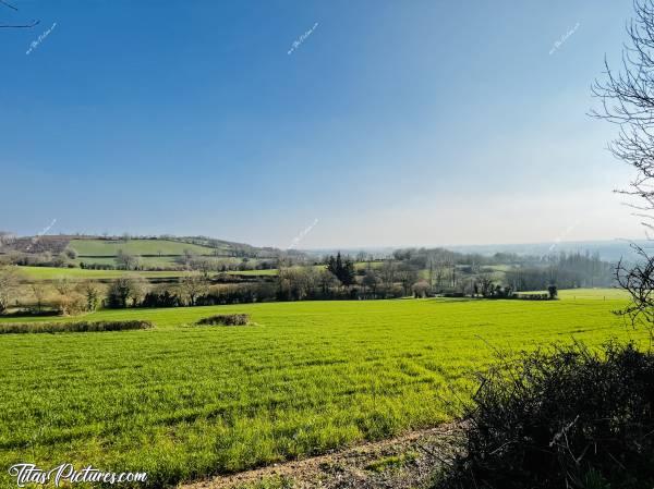 Photo L’Epaud : Belle randonnée ensoleillée dans la campagne de L’Epaud, en cette fin d’hiver. Quel beau paysage de Bocage 👍🏻😍c, L’Epaud, chemin de randonnée, campagne