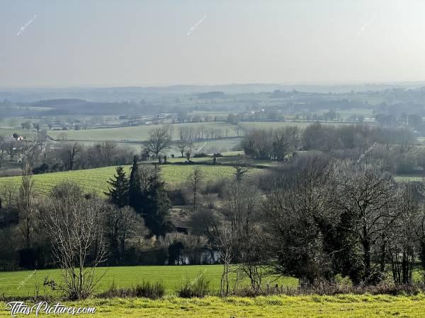 Photo L’Epaud : Belle randonnée ensoleillée dans la campagne de L’Epaud, en cette fin d’hiver. Quel beau paysage de Bocage 👍🏻😍c, L’Epaud, chemin de randonnée, campagne