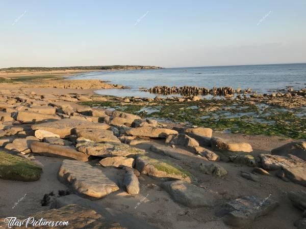 Photo Côte Vendéenne : La Plage du Veillon à Talmont-Saint-Hilairec, 