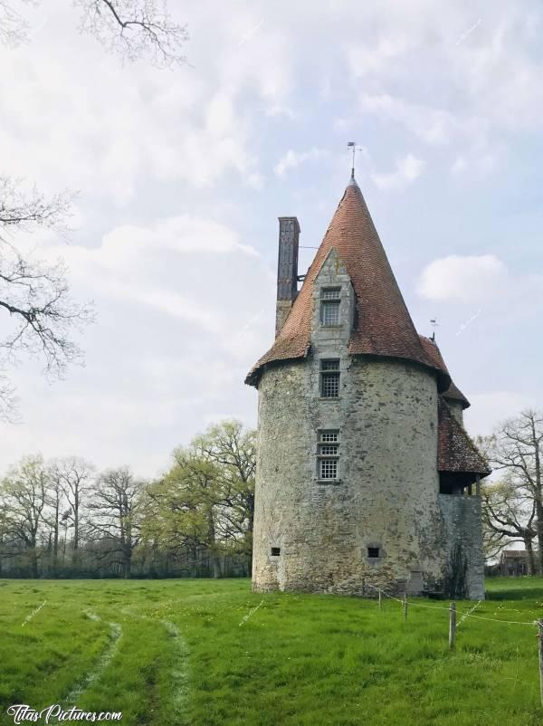 Photo La Tour de la Pélissonnière : La Tour de la Pélissonnière dans la campagne du  Boupère.c, Vendée, Tour, Vieux Monument