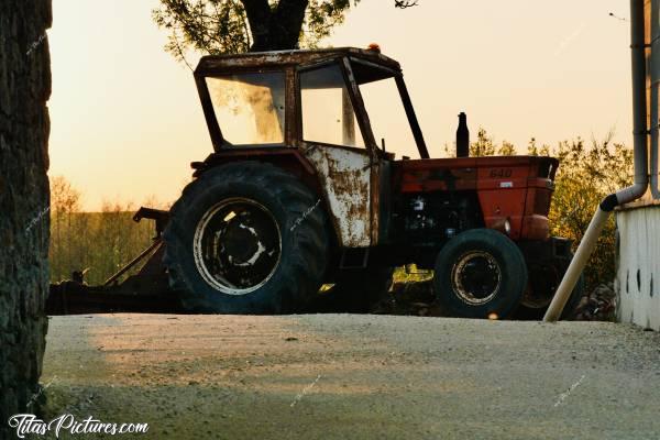 Photo Vieux tracteur : Je vous présente le vieux tracteur Someca de mon voisin. Il doit certainement être plus vieux que moi 🤭😅 Ça me fait toujours quelque chose de le voir, car mon père en avait 2 quand j’étais jeune. Et mes premières leçons de conduite se sont faites sur un tracteur comme celui-ci 🤭😅😍c, Tita’s Pictures, Vieux Tracteur, Someca