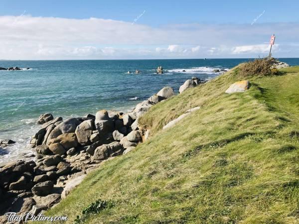 Photo Le Finistère : Je ne me lasserais jamais de voir ces belles couleurs 😊c, Finistère, Mer, Rochers, Dunes