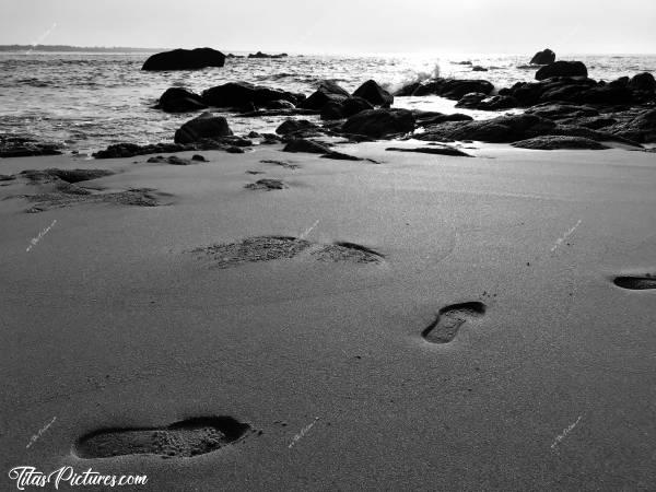 Photo La Baie du Kernic : La Baie du Kernic (29) à marée montante.c, Mer, Sable, Rochers