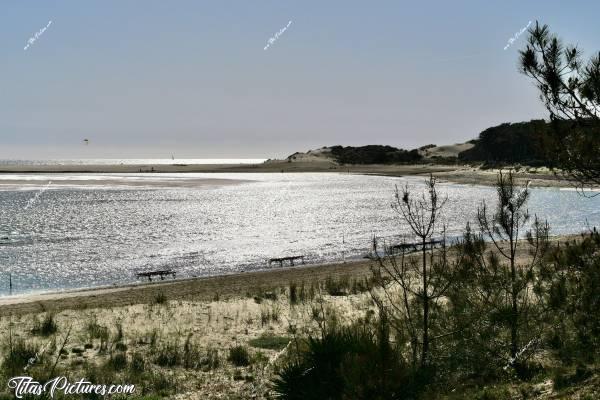 Photo Le Veillon  : La Mer et le Payré étaient de couleur argentée, avec ce beau soleil du mois d’avril 2025 😍🥰😎c, Tita’s Pictures, Le Veillon, Plage, Talmont-Saint-Hilaire