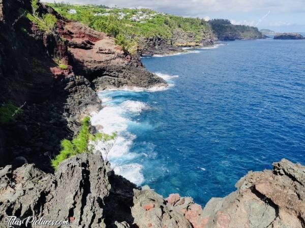 Photo Grande Anse : Quel paysage magnifique au point de vue bien mérité de cette randonnée 🥰c, Grande Anse, La Réunion, Mer, Rochers