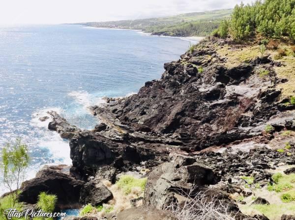 Photo Grande Anse : Quel paysage magnifique au point de vue bien mérité de cette randonnée 🥰c, Grande Anse, La Réunion, Mer, Rochers