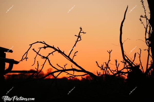 Photo Coucher de soleil : Coucher de soleil sur la campagne du Boupère.c, Coucher de soleil