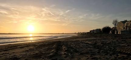 Coucher de soleil à la Baule : La Baule, Coucher de soleil, Mer, sable