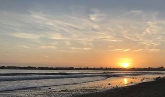 Coucher de soleil à la Baule : La Baule, Coucher de soleil, Mer, sable