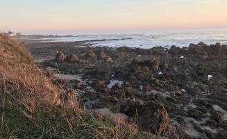 Batz-sur-Mer : Mer, Rochers, Coucher de soleil