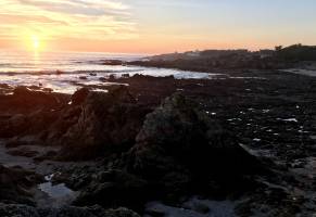 Batz-sur-Mer : Mer, Rochers, Coucher de soleil