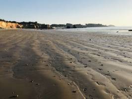 La Mine d’Or : Pénestin, plage, Coucher de soleil, Falaises, Rochers, mer