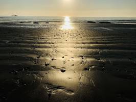 La Mine d’Or : Pénestin, plage, Coucher de soleil, mer