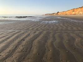 La Mine d’Or : Pénestin, plage, Coucher de soleil, Falaises, Rochers, mer