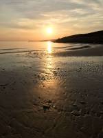 La Plage du Veillon : Plage du Veillon, Sable, mer, Coucher de soleil