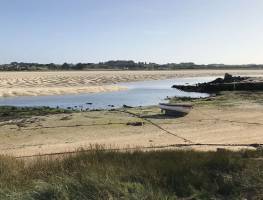 La Baie du Kernic : Baie du Kernic, Port, Rochers, sable, bateau