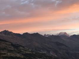 Lever de soleil : Les Alpes, Mont Blanc, Lever de soleil, montagnes