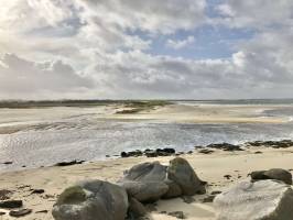 La Baie du Kernic : La Baie du Kernic, Plage, Sable blanc, Rochers