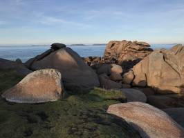 La cote de Granit rose : Granit rose, Rochers, mer