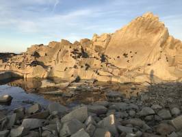 Île Grande : Île Grande, rochers, mer