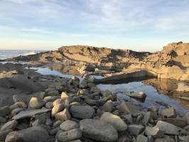 Île Grande : Île Grande, rochers, mer