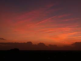 Coucher de soleil : Coucher de soleil, campagne