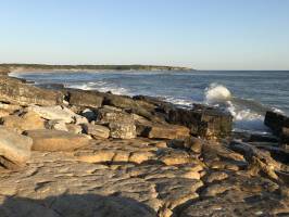 Plage du Veillon : Plage du Veillon, mer, rochers