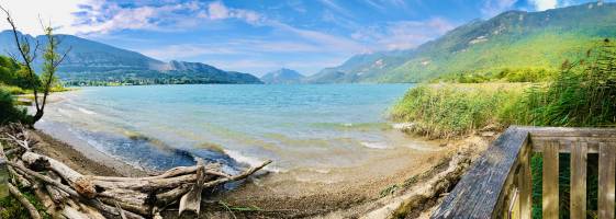 Le Bout du Lac : Lac d’Annecy, Réserve Naturelle, Montagnes