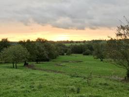 Campagne du Boupère : Coucher de soleil, campagne, prairie