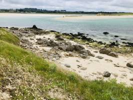 La Baie du Kernic : Baie du Kernic, Rochers, mer, sable blanc