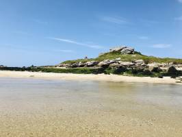 La Baie du Kernic : Baie du Kernic, Porsguen, sable, Rochers