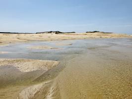 La Baie du Kernic : Baie du Kernic, Porsguen, sable, rivière