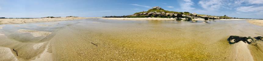 La Baie du Kernic : Baie du Kernic, Porsguen, sable, rivière