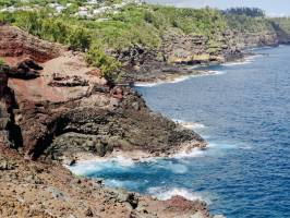 Falaises de Grande Anse : Grande Anse, falaises, mer