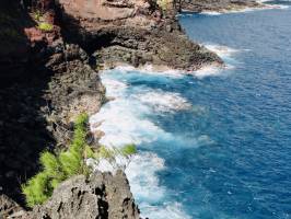 Falaises de Grande Anse : Grande Anse, falaises, mer