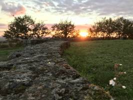 Puy Lambert : Puy Lambert, coucher de soleil