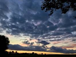 Le Boupère : Le Boupère, coucher de soleil