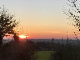 Coucher de soleil : Coucher de soleil, Le Boupère, Campagne